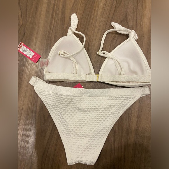 Target White Textured Bikini Set - Picture 3 of 3